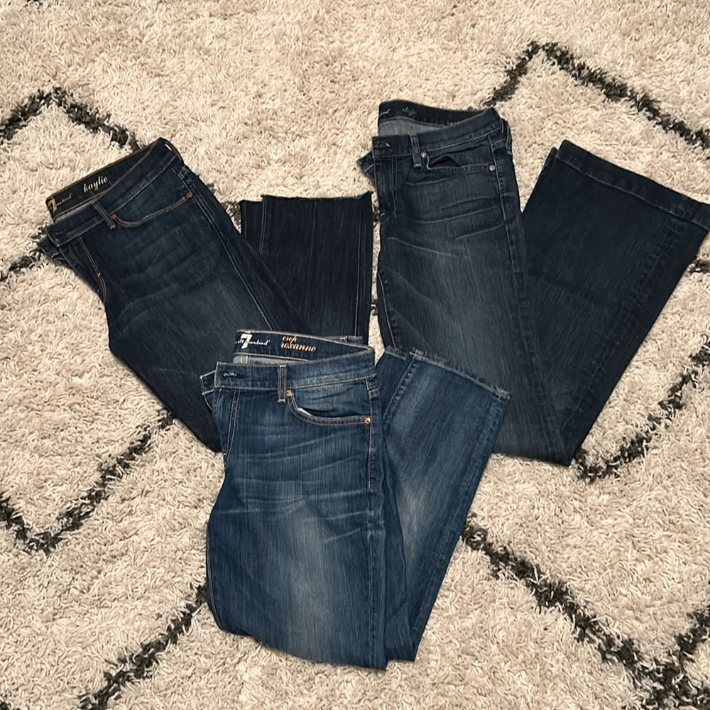 7 for all mankind size 30 jeans